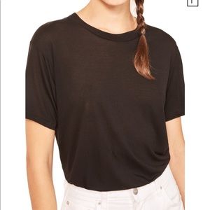Reformation Joplin Tee Black Medium